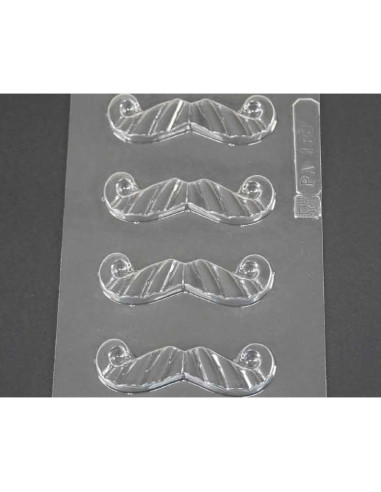 MOLDE PVC BIGOTES 75x20x6mmPvc Accesorios