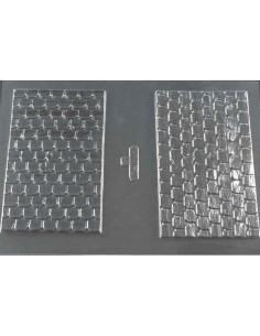 M. PVC ART969 TEJADO PIZARRA 192x115x7mm (2i)Tejados