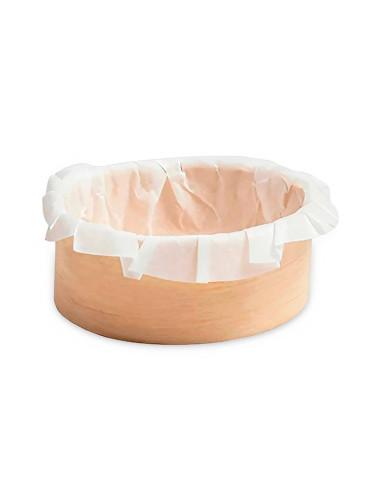 ARO MADERA + PAPEL D14xh4cm (25u)Moldes madera