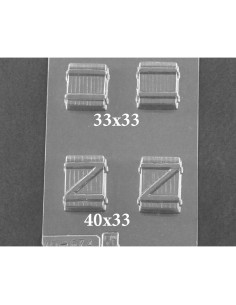 MOLDE PVC CAJA ARMD674 33x33 / 40x33mm (2+2c)