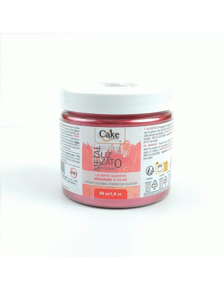 COLORANTE EN POLVO RUBÍ METALIZADO 40gMetalizado Polvo