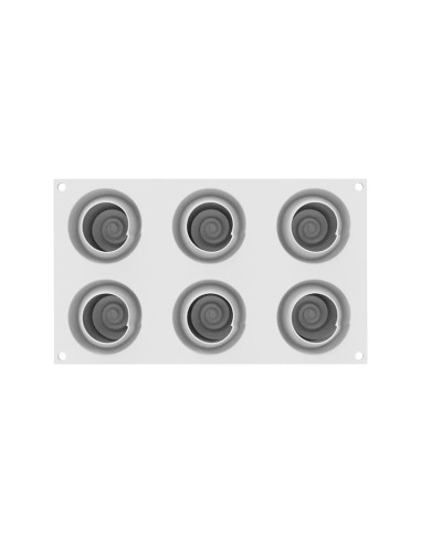 MOLDE GIVRÉ 90 D60xh45mm 6c 90 mlSilikomart Monoporciones
