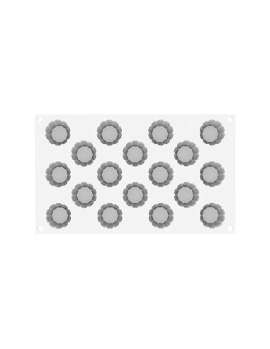 MOLDE CHARLOTTE XS 16Silikomart Monoporciones