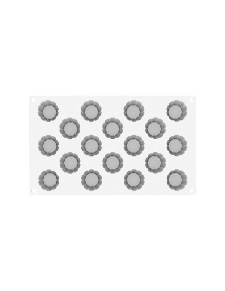 MOLDE CHARLOTTE XS 16Silikomart Monoporciones