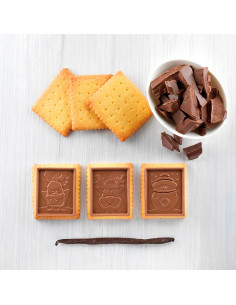 MOLDE COOKIE CHOC SNOWMANCookie Choc 2