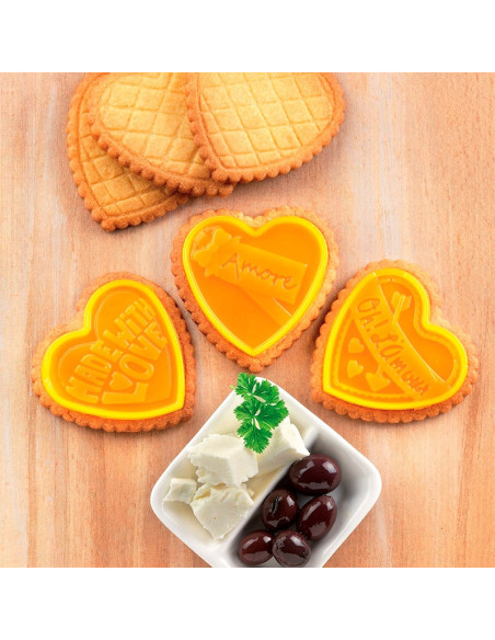MOLDE COOKIE CHOC LOVE 73x72x5mmSan Valentin