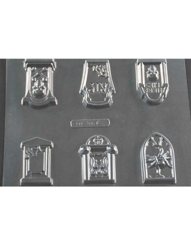 MOLDE PVC ARDI567 LÁPIDAS 40x65x10mm (6c)Halloween