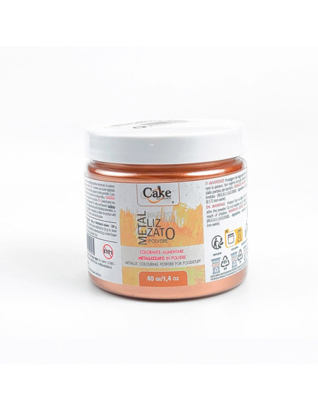 COLORANTE EN POLVO BRONCE METALIZADO 40gMetalizado Polvo