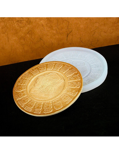 MOLDE CALENDARIO MAYA DECOSILÉtnico