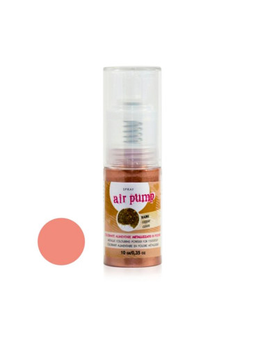 AIR SPRAY COBRE 10GR CON BOMBA DE AIREGlitter