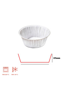 CÁPSULA 62x37 mm BLANCA MUFFIN CA4050 (250u)Cápsulas especiales 2