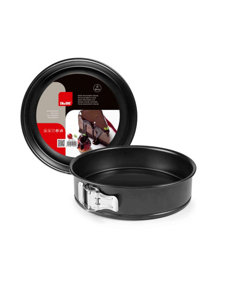 MOLDE DESMONTABLE ANTIADHERENTE REDONDO D22xh6,5cmAntiadherentes