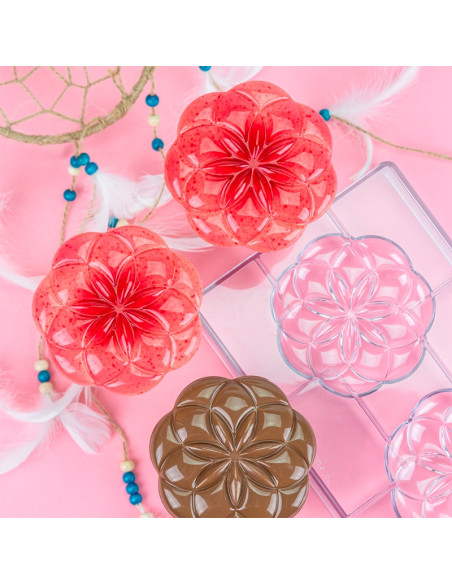 MOLDE 21MA2030 LIFE FLOWER D109x12,5mm 90g 2cTabletas