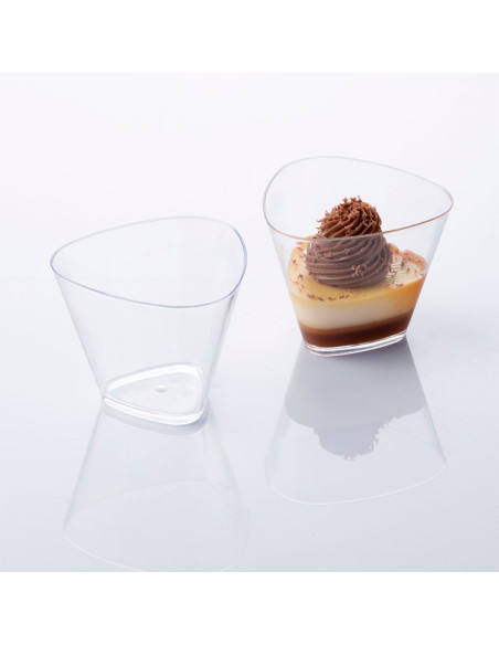 VASO TRIÁNGULO 175ml (100 uds.)Vasos Pastelería