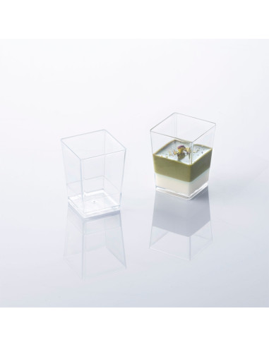 VASO CUADRADO CLÁSICO (100 uds.)Vasos Pastelería VASO CUADRADO CLÁSICO (100 uds.)Vasos Pastelería