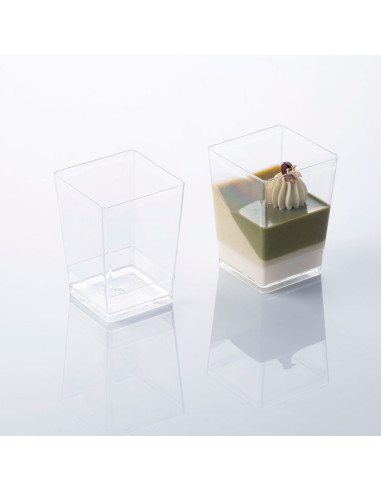 VASO CUADRADO CLÁSICO (100 uds.)Vasos Pastelería VASO CUADRADO CLÁSICO (100 uds.)Vasos Pastelería
