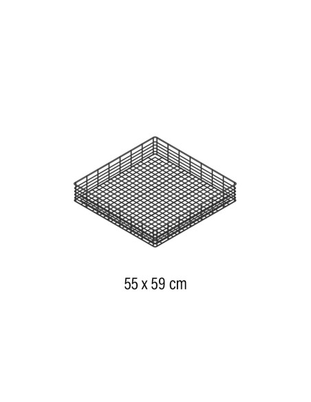 CESTO PLANO 55x69cm inox para CG-60Lavautensilios