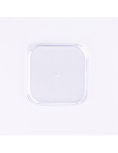 TAPA VASO KUBITO 84,3 x 84,3 x h 5,7 mm (100 uds.)Vasos Pastelería