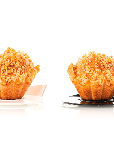 BANDEJA MONOPORCIÓN D86mm PK(100u) BLACK TRAYSBases plástico