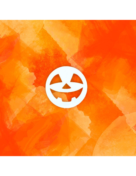 PLANTILLA HALLOWEEN CARA CALABAZA D70x3mmToppers y plantillas