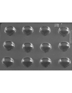 MOLDE PVC BOM10 CASTAÑA 35x30mm 12cPvc Alimentos