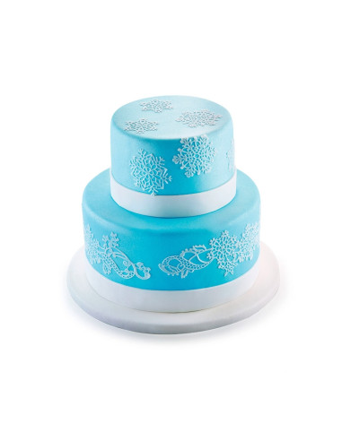 TAPETE TRD18 SNOWFLAKES 400 x 200 mmTapetes Silicona