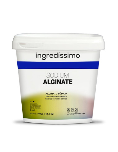 ALGINATO SÓDICO ENVASE 400gIngredientes