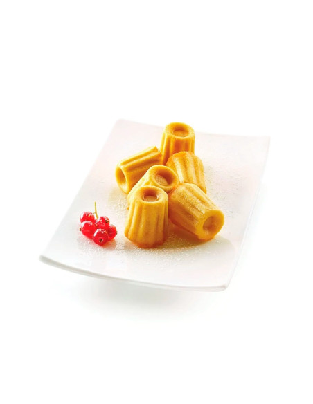 MOLDE DE SILICONA SF033 ACANALADO PEQUEÑO