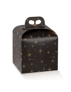 CAJA 200x200x180mm PANETTONE PK(10u) CONSTELLATIONCajas Panettone