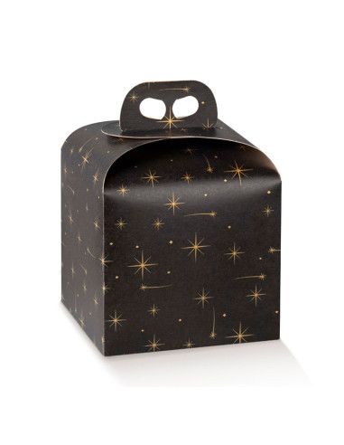 CAJA 200x200x180mm PANETTONE PK(10u) CONSTELLATIONCajas Panettone