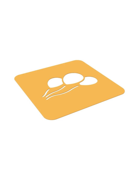 STENCIL PALLONCINO 119x62xh1mmPlantillas decoración