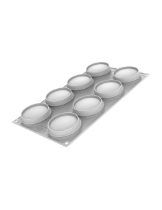 Molde de silicona alimentaria Macaron 110 de Silikomart Professional 2