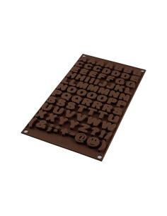 MOLDE SILICONA CHOCO ABC 2