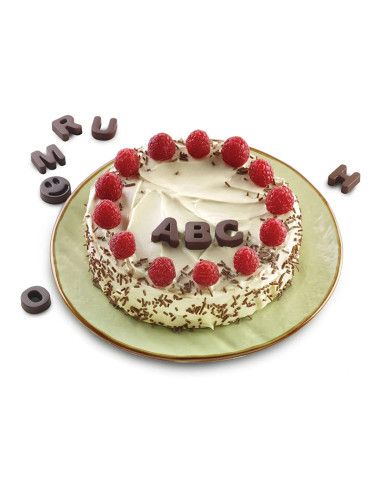 MOLDE SILICONA CHOCO ABC