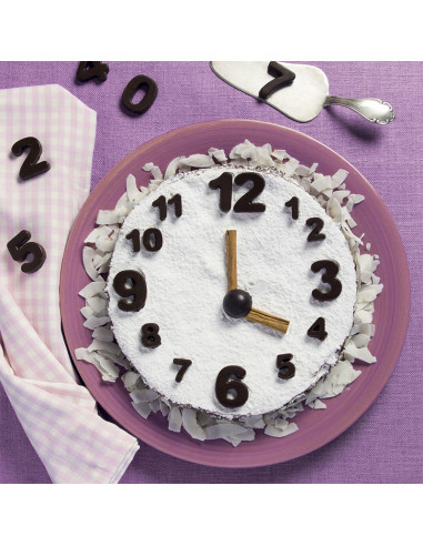 MOLDE DE SILICONA SF174 CHOCO NÚMEROS MOLDE DE SILICONA SF174 CHOCO NÚMEROS