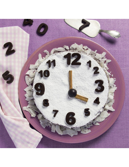 MOLDE DE SILICONA SF174 CHOCO NÚMEROS