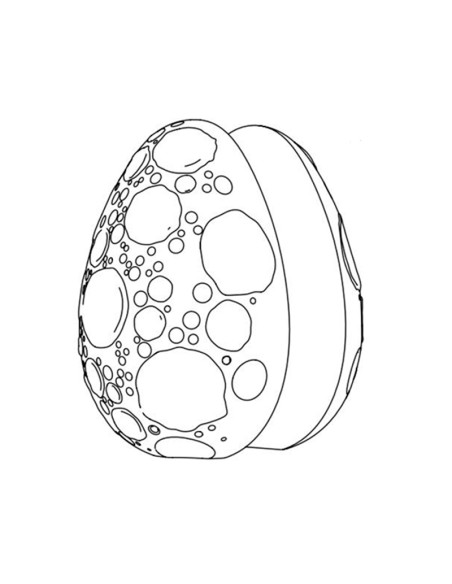 M. PVC KT223 HUEVO LUNA D140xh200 mm - 340gr