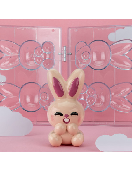 MOLDE DOBLE CONEJO MINOU 77 x 75,5 x h155 mm