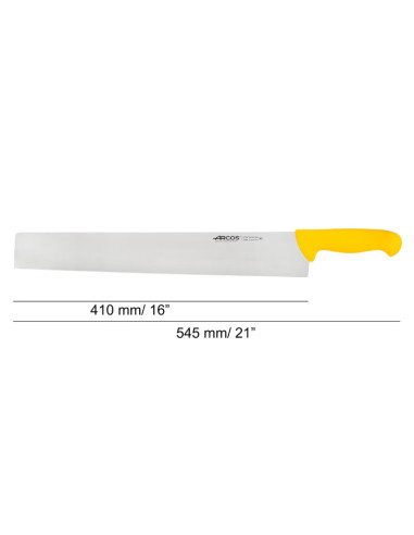 CORTA QUESOS 410mm 1 MANG. AMARILLOCuchillos