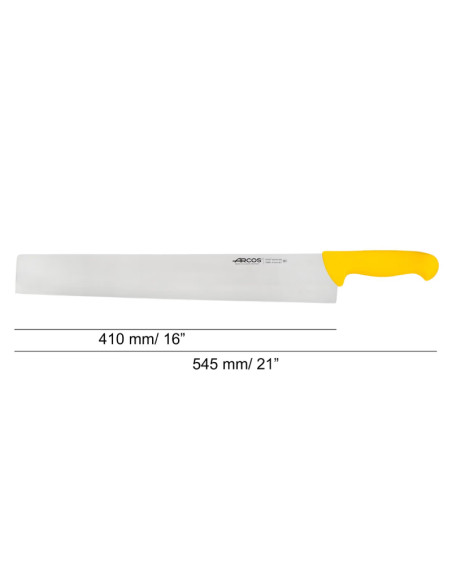 CORTA QUESOS 410mm 1 MANG. AMARILLOCuchillos