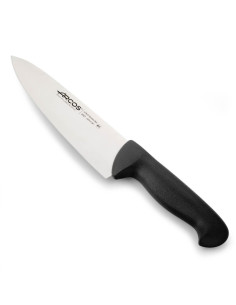 CUCHILLO 200 mm COCINERO NEGRO 2900 ARCOSCuchillos 2