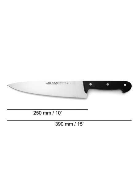 CUCHILLO 250 mm COCINERO UNIVERSAL ARCOSCuchillos