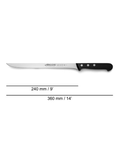 CUCHILLO JAMONERO 24cm UNIVERSAL ESTUCHECuchillos CUCHILLO JAMONERO 24cm UNIVERSAL ESTUCHECuchillos