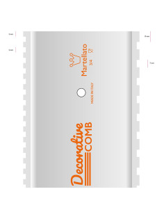 PEINE PDS 17cm. DIS:3/4 DOBLE DECORACIONInicio 2