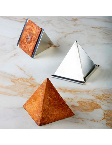 MOLDE PIRAMIDE 85x85xh90mm GEOMETRIC CROISSANT