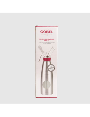SIFON PROFESIONAL GOBEL ACERO INOXIDABLE 1L SIFON PROFESIONAL GOBEL ACERO INOXIDABLE 1L