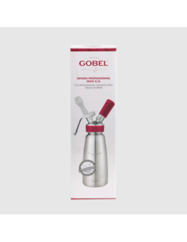SIFON PROFESIONAL GOBEL ACERO INOXIDABLE 0.5L SIFON PROFESIONAL GOBEL ACERO INOXIDABLE 0.5L