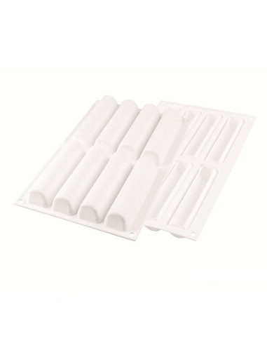 MOLDE CYLINDRE 75 (8 piezas)Silikomart Monoporciones