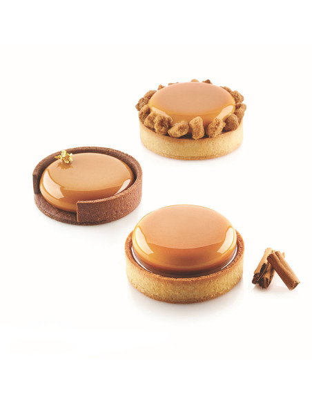 KIT TARTE RING ROUND D80 molde+ 6 ringsTarte Ring