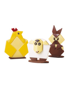 MOLDE PVC ORIGAMI EASTER (3m) H.100/142mm